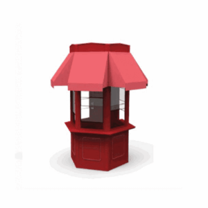 QUIOSQUE HEXAGONAL PONTA DELGADA XS