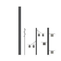 Cilíndrica Projetores