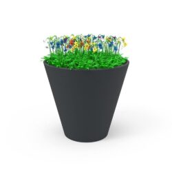 FLOREIRA CONICA EM ACO LACADO